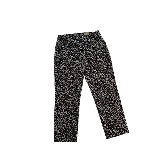 NWT Chico's perfect stretch cheetah print pants size large - Picture 1 of 5